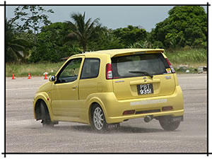 mir Hosein, in his popular ‘Ignorant’ Suzuki Ignis Sport