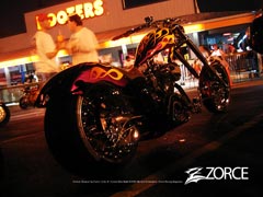 Exotix Cycle's Chopper@ Hooters Bike Night.