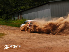 John Powell driving his ex-Carlos Sainz WRC Corolla at Rally Trinidad 2005.