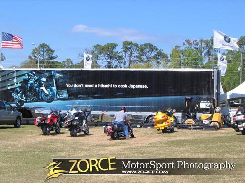 BMW Trailer @ Daytona Speedway Grounds